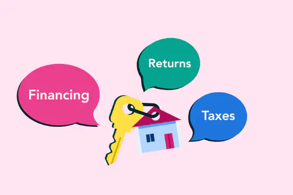Illustration of a checklist for buying an apartment to rent out.