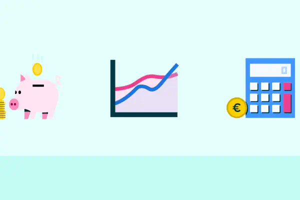 Graphic illustrating the 3 investment principles: Time, Diversification, Consistency